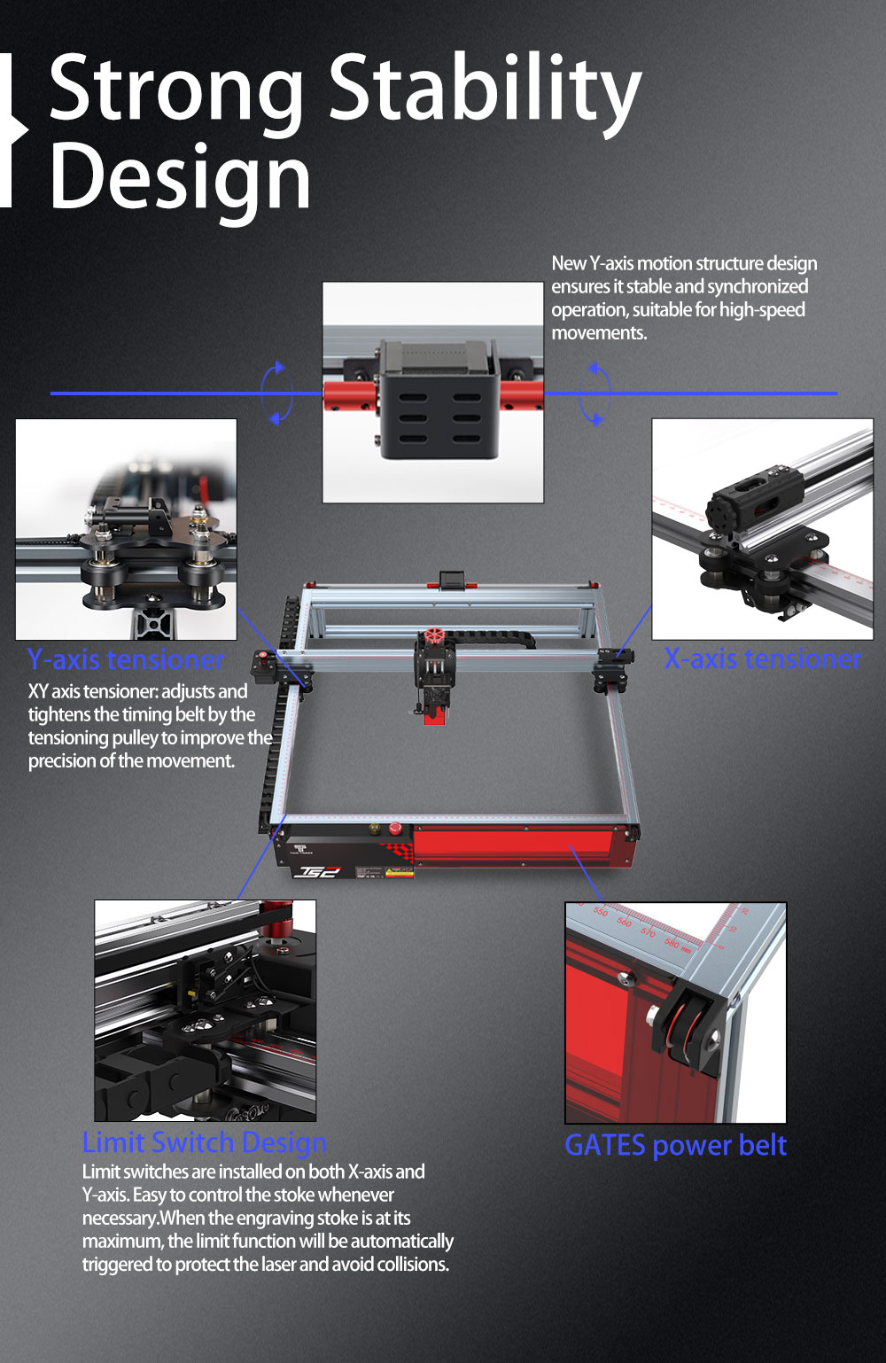 EUUSAVereinigtes-KoumlnigreichMX-Direkt-TWOTREESreg-TS2-10W-Lasergravierer-Professionelle-Lasergravu-1986355-5